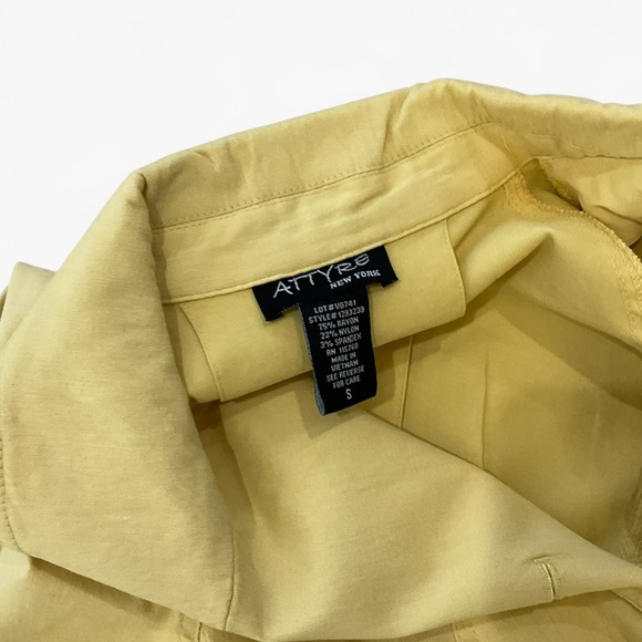 Attyre Women's Mustard Trench Coat - Picture 2 of 5